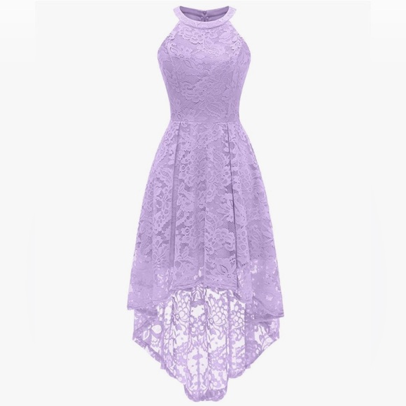 Dresses & Skirts - Elegant Lavender Lace Dress